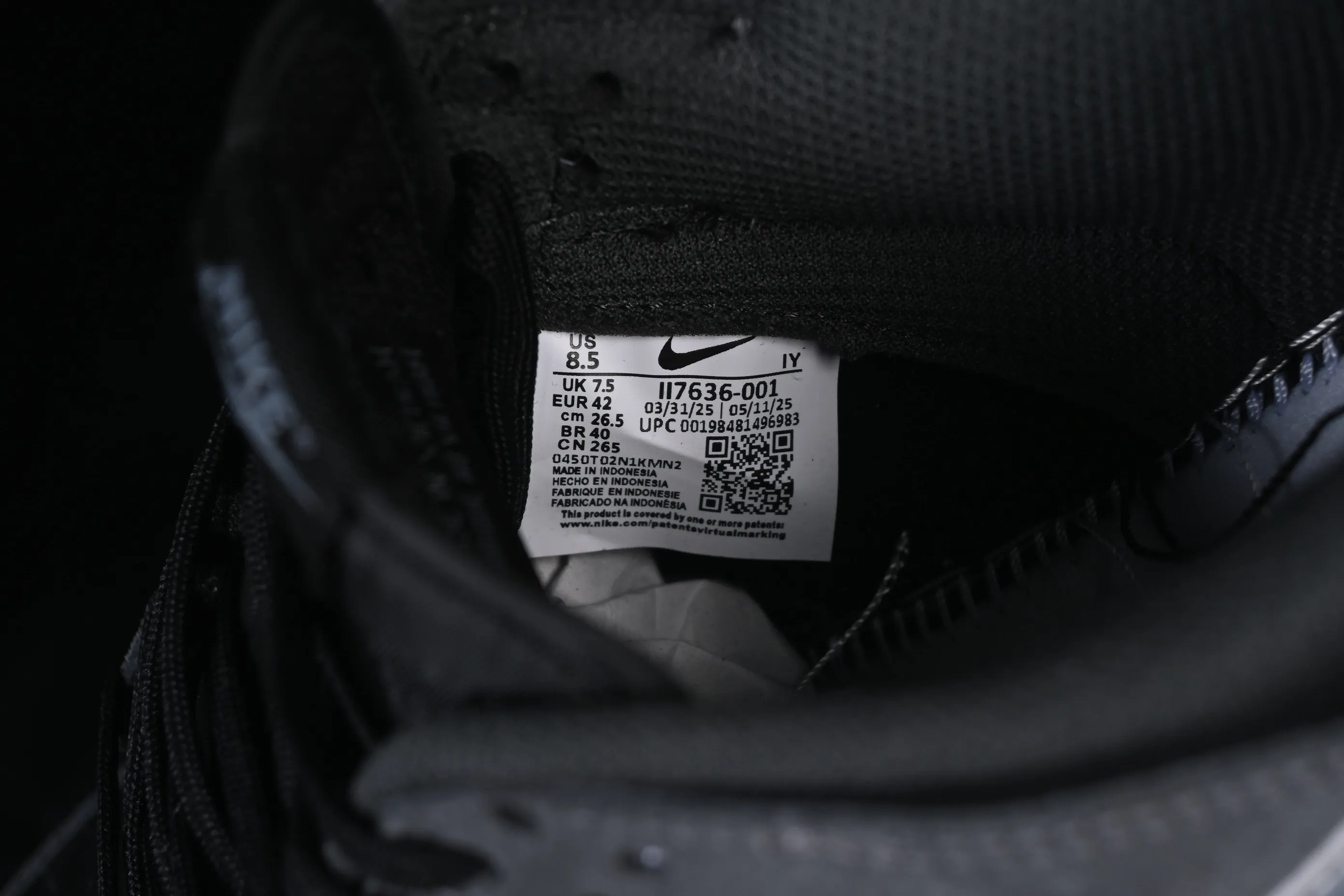 All categories Nk SB Dunk series Nk SB Dunk Low low-top sneakers Nike SB Dunk Low black and gray color low-top casual sneakers II7636-001